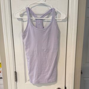 lululemon athletica Light Purple Ribbed Tank Top
